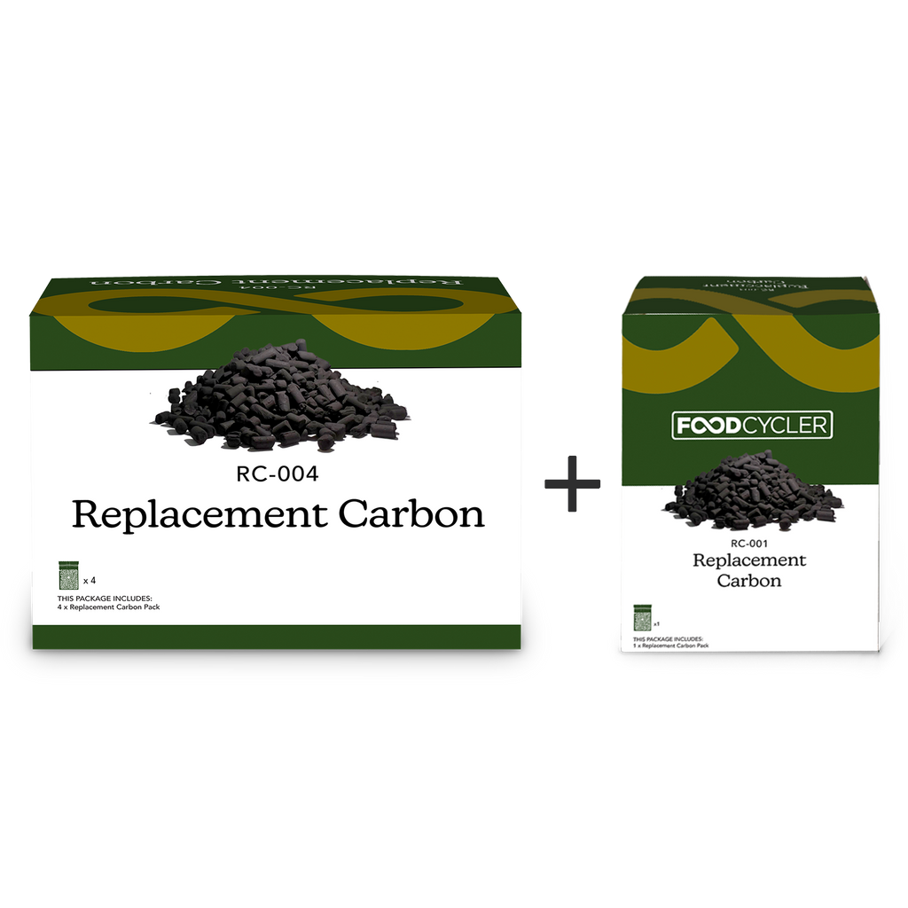 FoodCycler Carbon Refill 4-Pack and 1-Pack