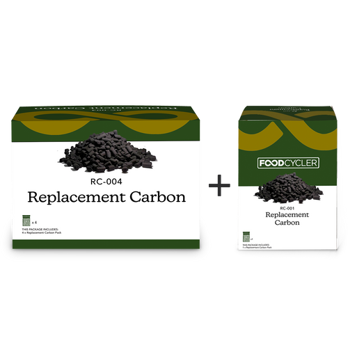 FoodCycler Carbon Refill 4-Pack and 1-Pack