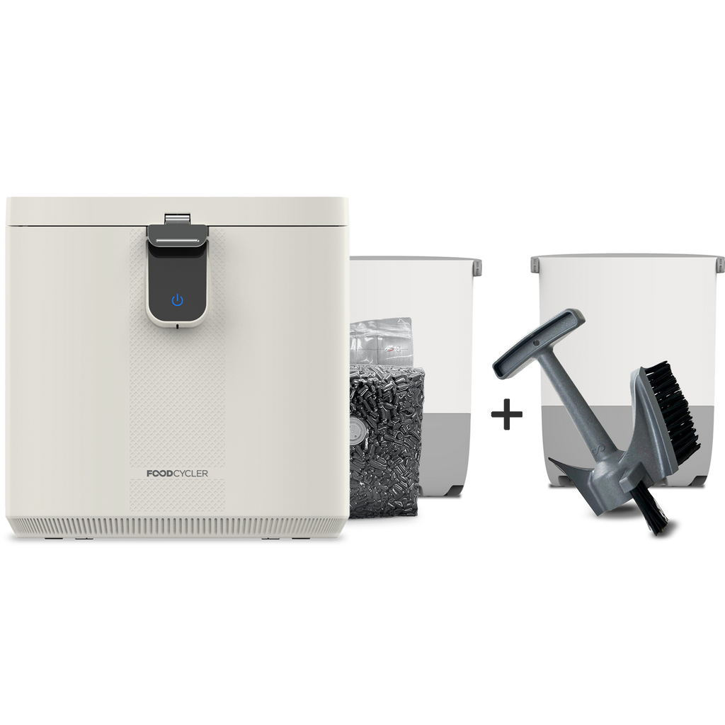 Eco 5 kitchen waste recycler and accessories for food scraps