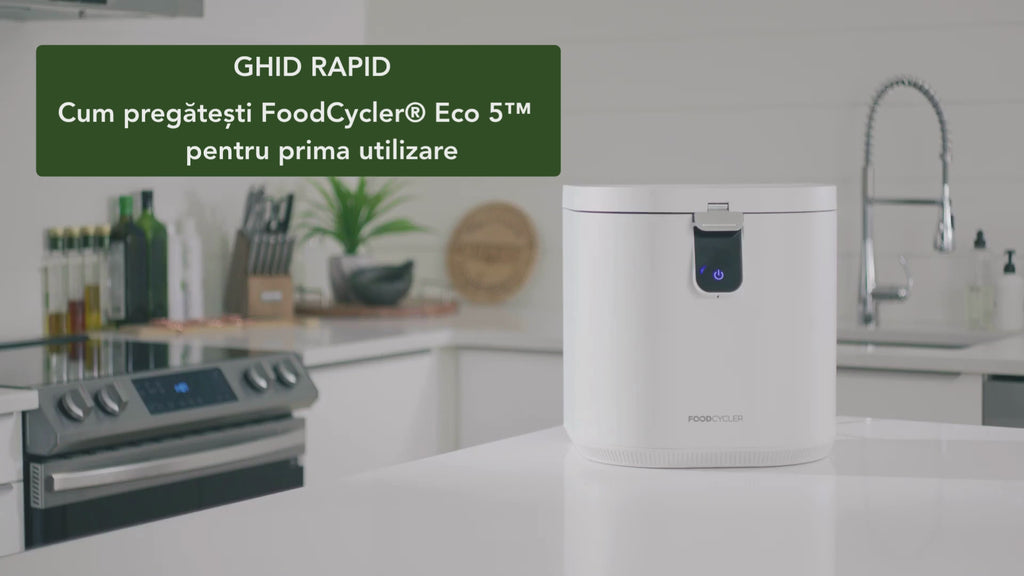 FoodCycler Eco 5 – aparat electric pentru reciclarea resturilor alimentare, 5 L, Alb