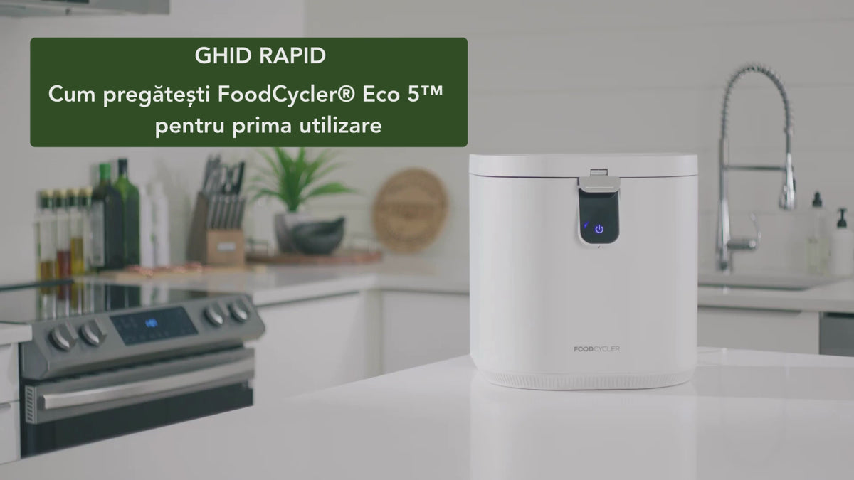 FoodCycler Eco 5 – aparat electric pentru reciclarea resturilor alimentare, 5 L, Alb